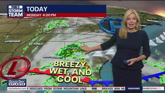 Monday morning weather forecast