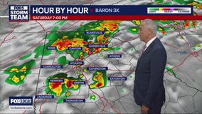 Saturday evening forecast