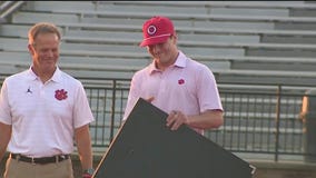 Rabun County retires Stockton's jersey