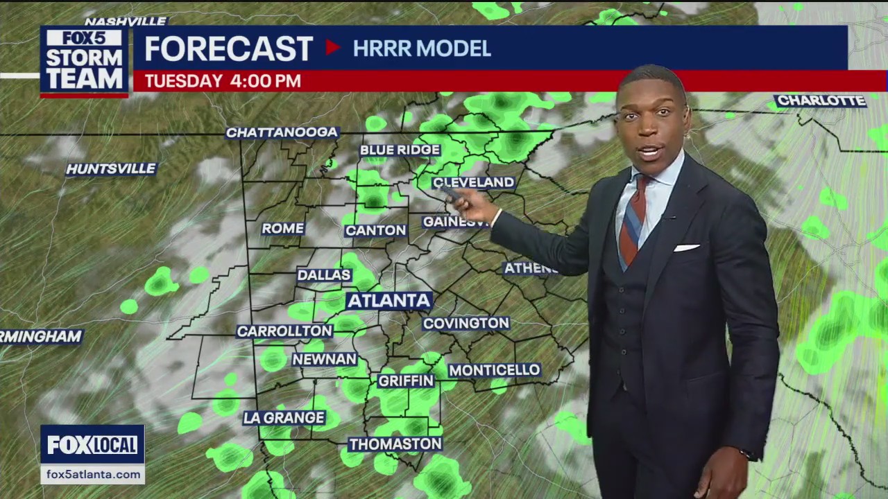 Tuesday afternoon forecast | FOX 5 Atlanta
