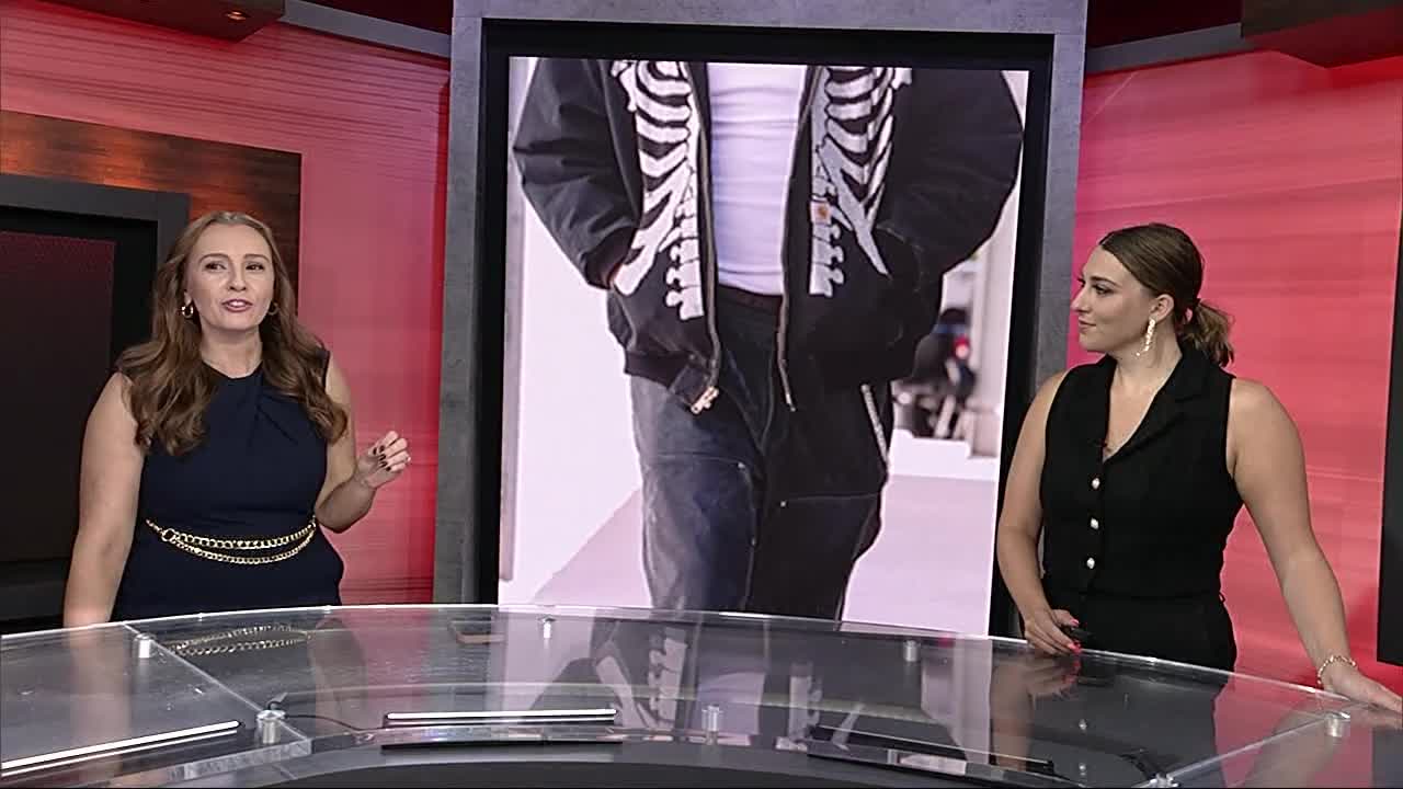 Falcons players bring spooky style to tunnel runway