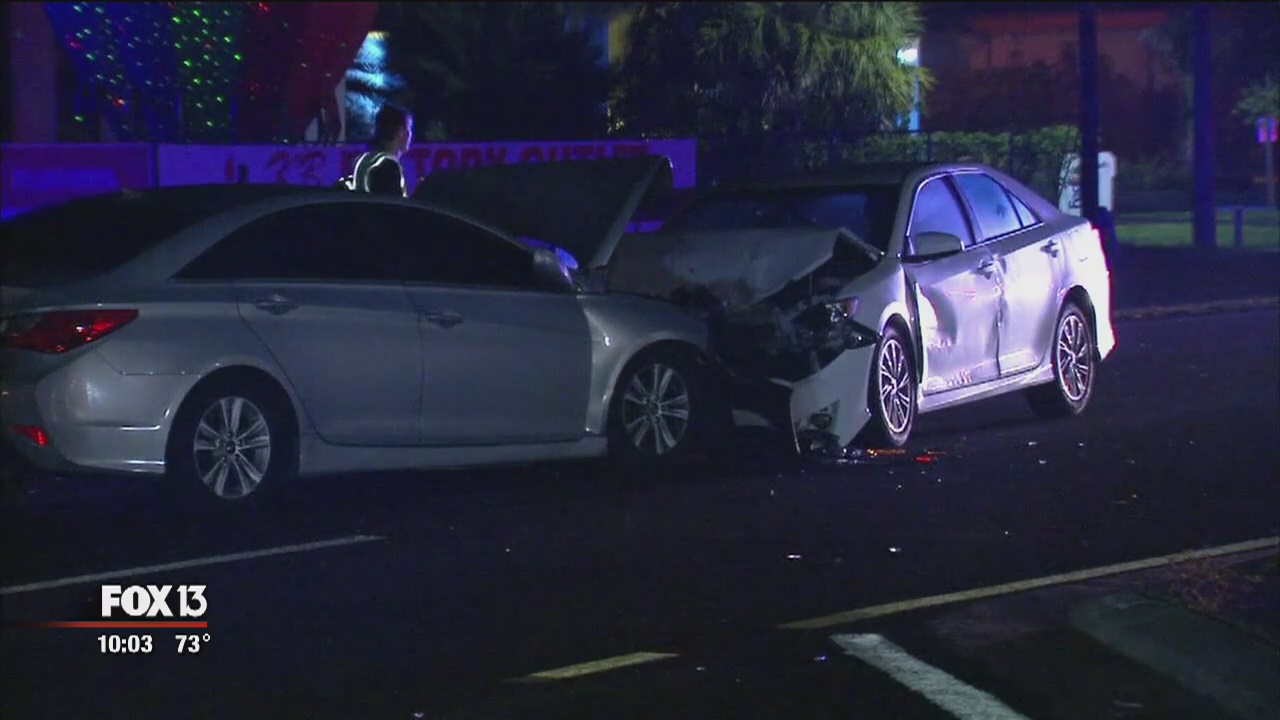 Deadly wrong-way crash in Largo injures four teens | FOX 13 Tampa Bay