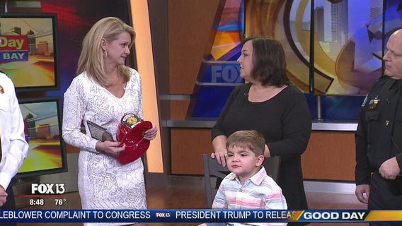 Meet Pinellas Park's newest firefighter