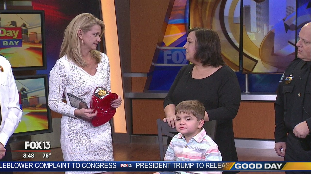 Meet Pinellas Park's newest firefighter