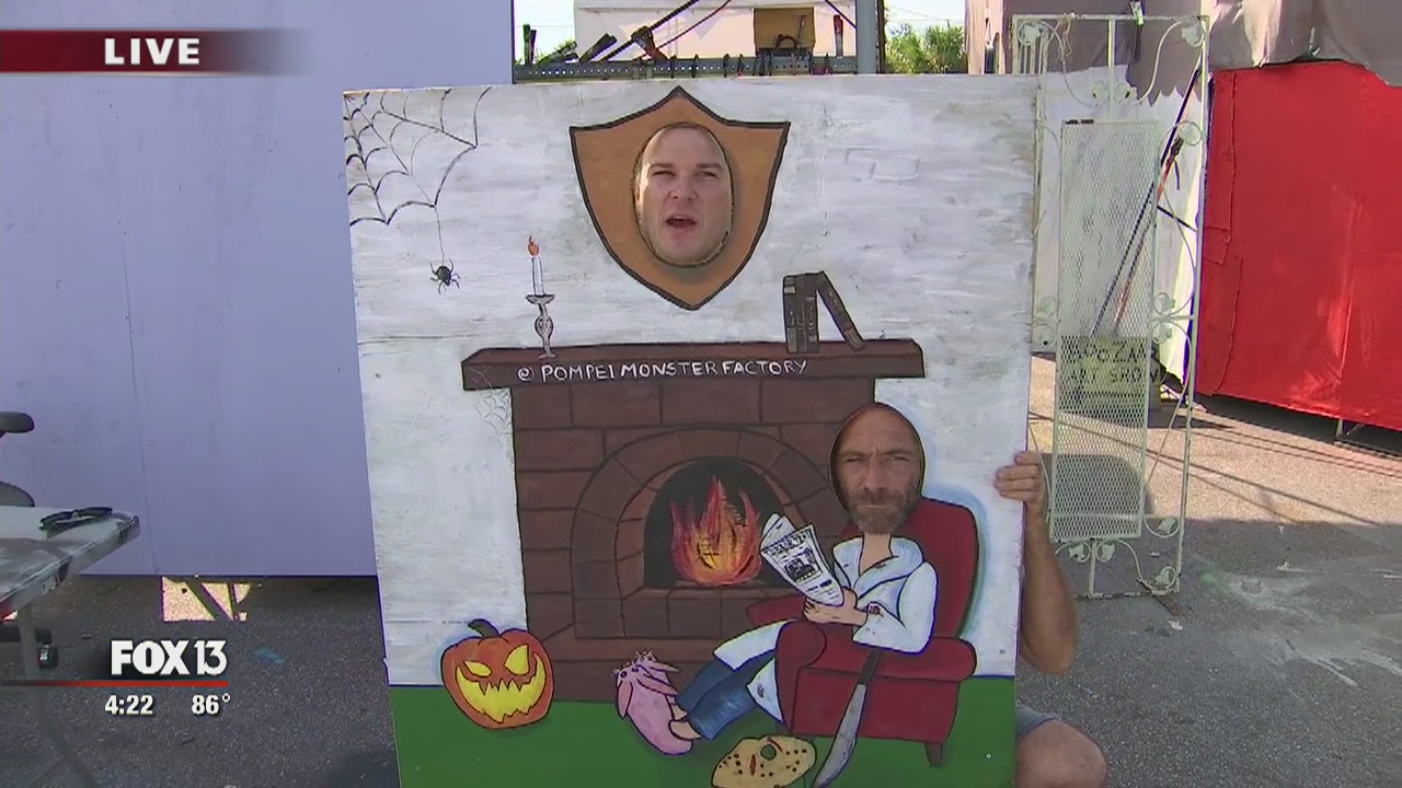 Art studio meets Halloween ride