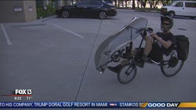 His one thing? Pedal power