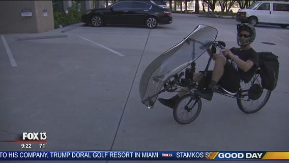 His one thing? Pedal power