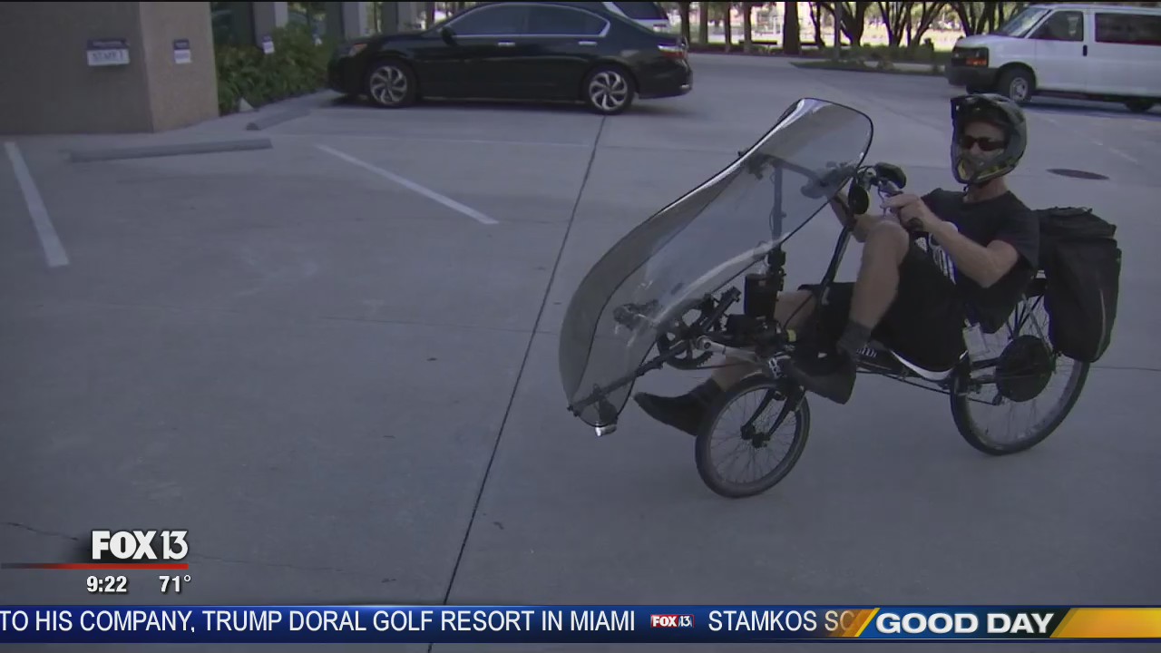 His one thing? Pedal power