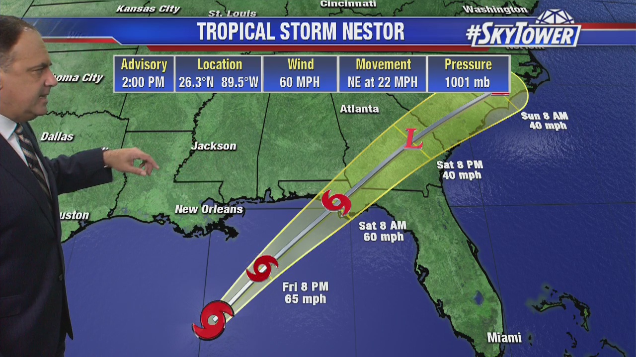 Friday evening tropical forecast