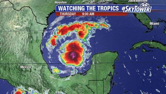 Today's tropical weather forecast