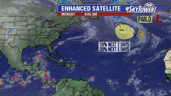 Today's tropical weather forecast