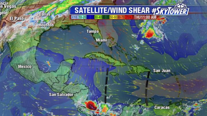 Today's tropical weather forecast