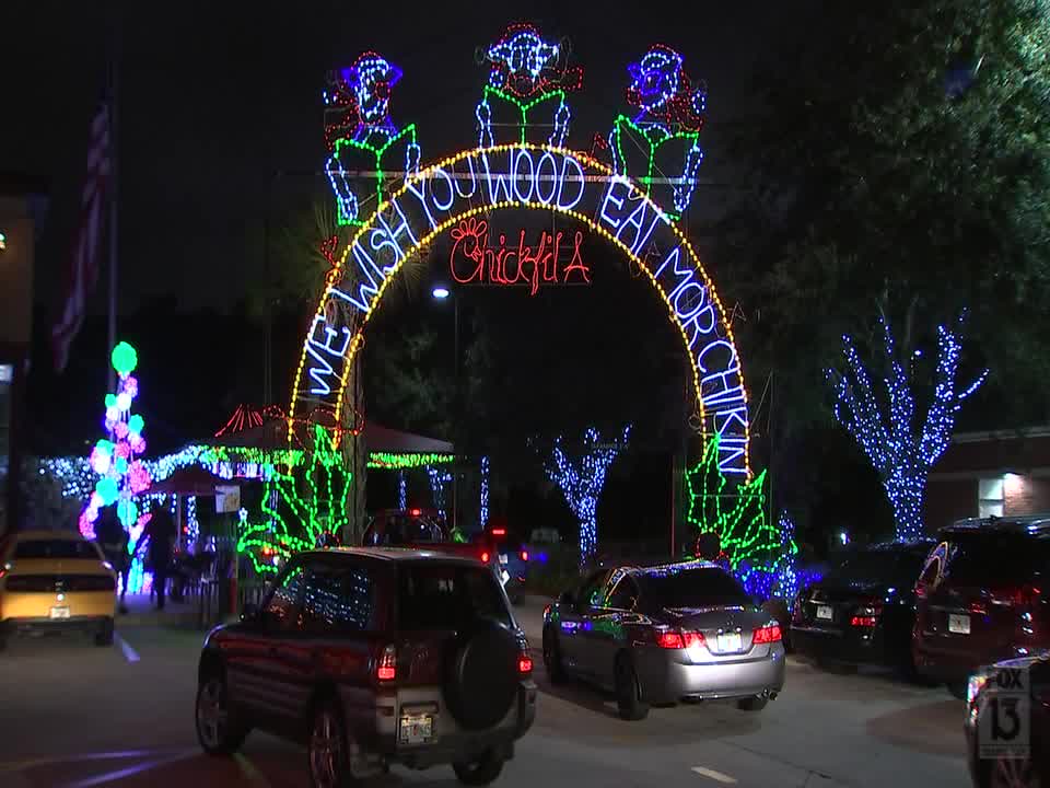Chick-fil-A Tampa Christmas Lights