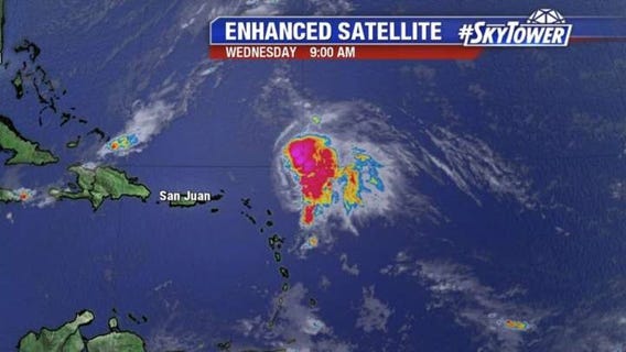 Today's tropical weather forecast