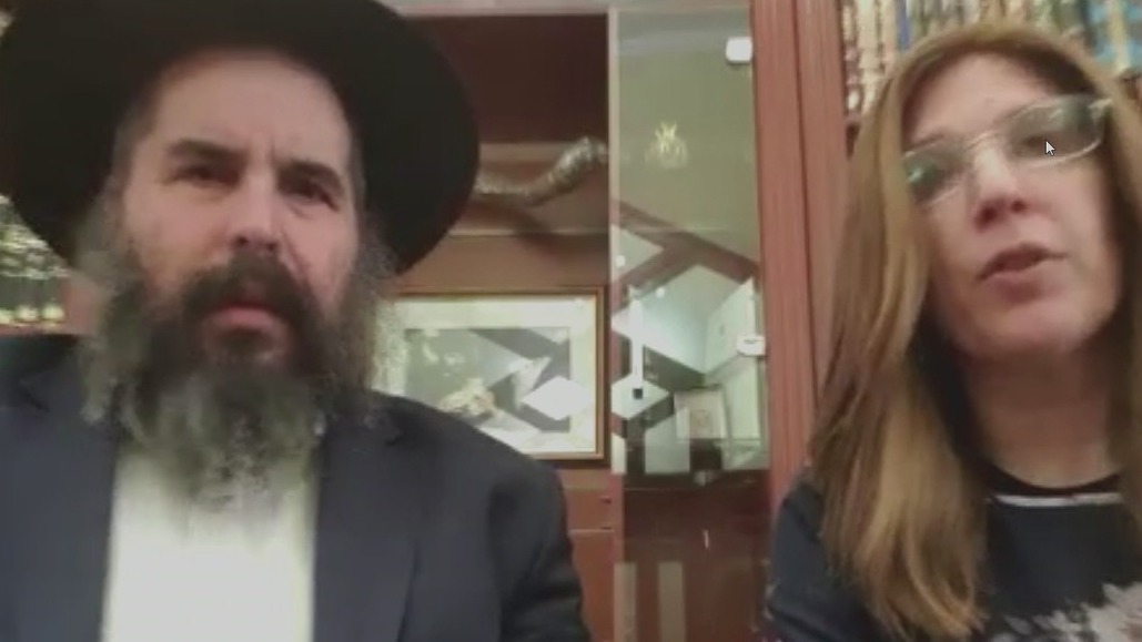 Rabbi, wife in Ukraine helping locals