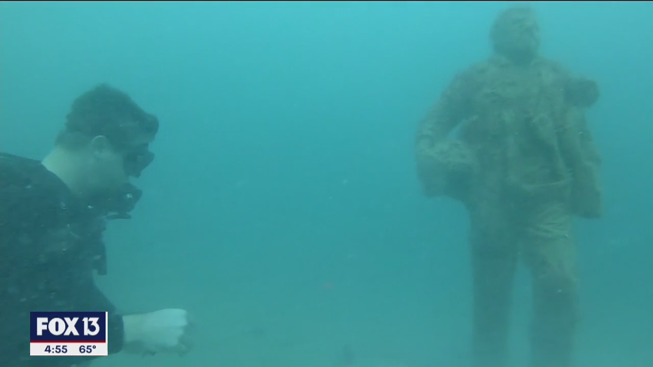 Chip dives to the memorial