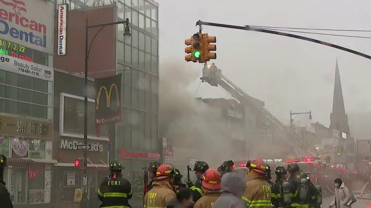 Fire on Main Street in Queens | FOX 5 New York