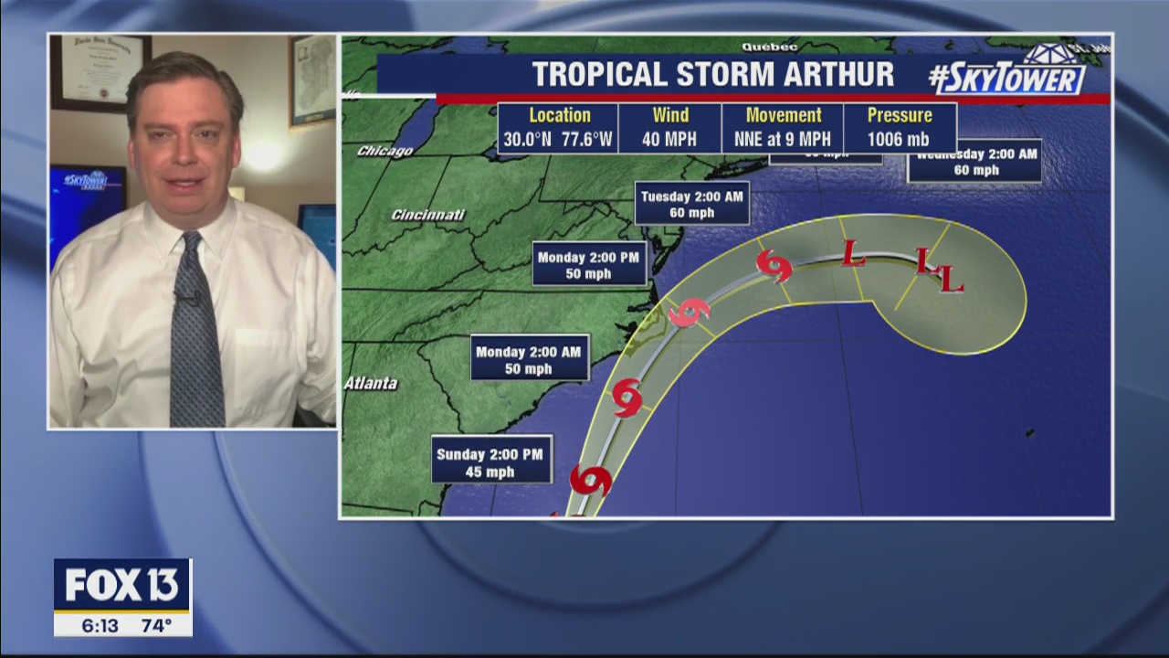 Today's tropical weather forecast