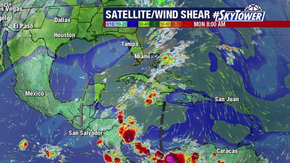 Today's tropical weather forecast