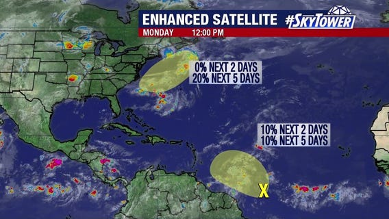 Today's tropical weather forecast