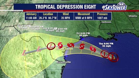 Today's tropical weather forecast