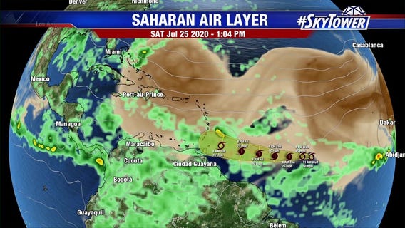 Today's tropical weather forecast