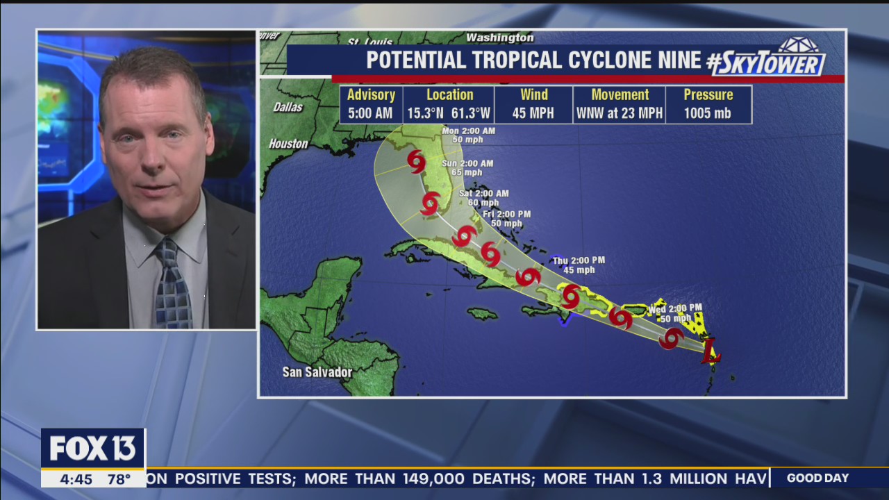 Wednesday morning's tropics update