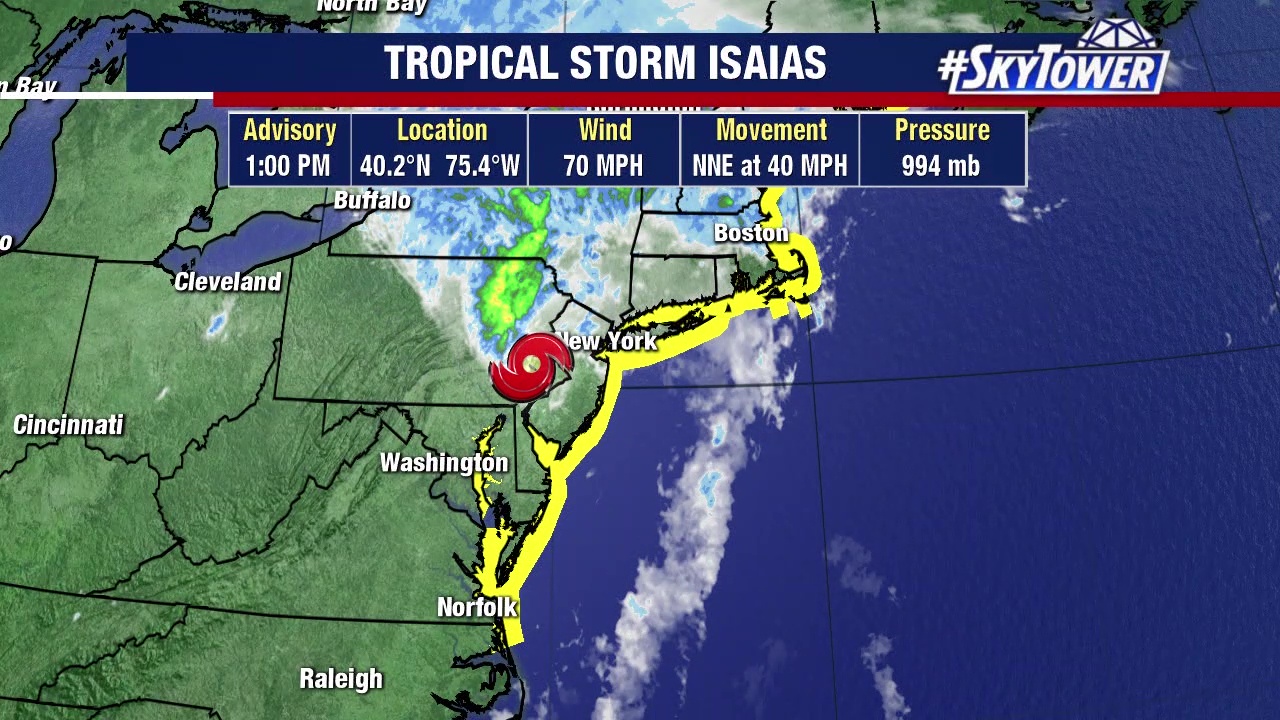 Today's tropical weather forecast