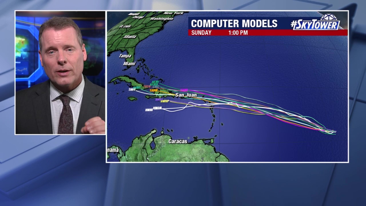 Today's tropical weather forecast