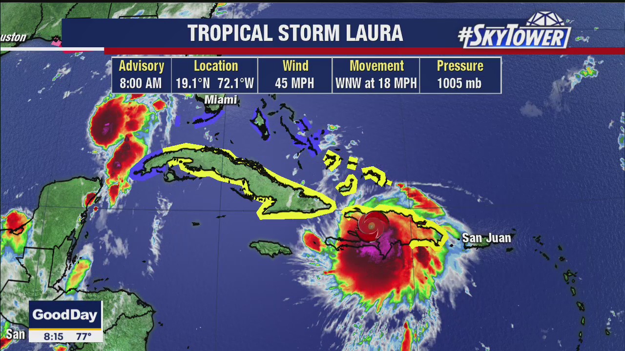 Tropical update August 23,2020