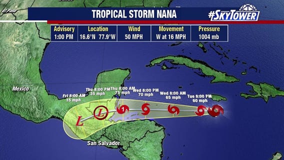 Today's tropical weather forecast