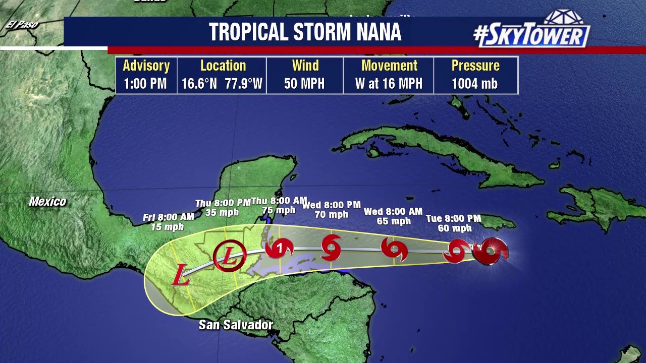 Today's tropical weather forecast