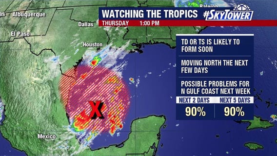 Today's tropical weather forecast