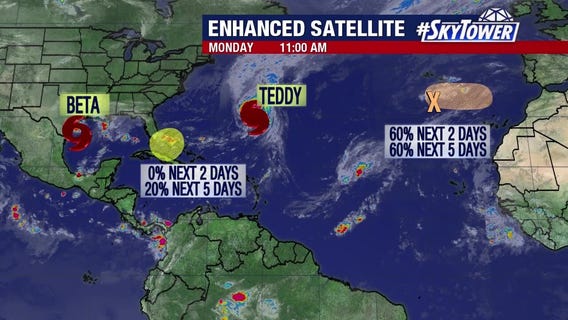 Today's tropical weather forecast