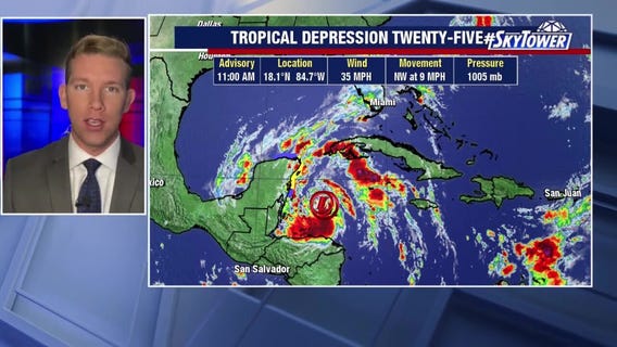 Today's tropical weather forecast