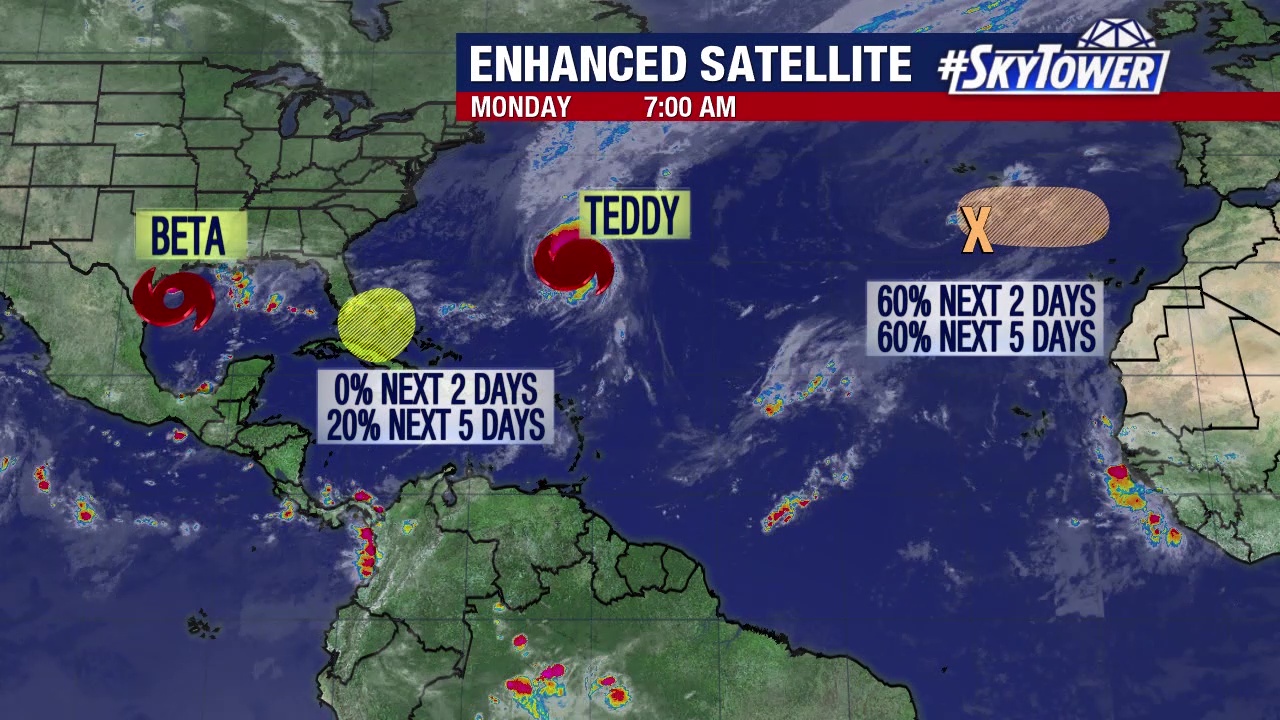 Today's tropical weather forecast
