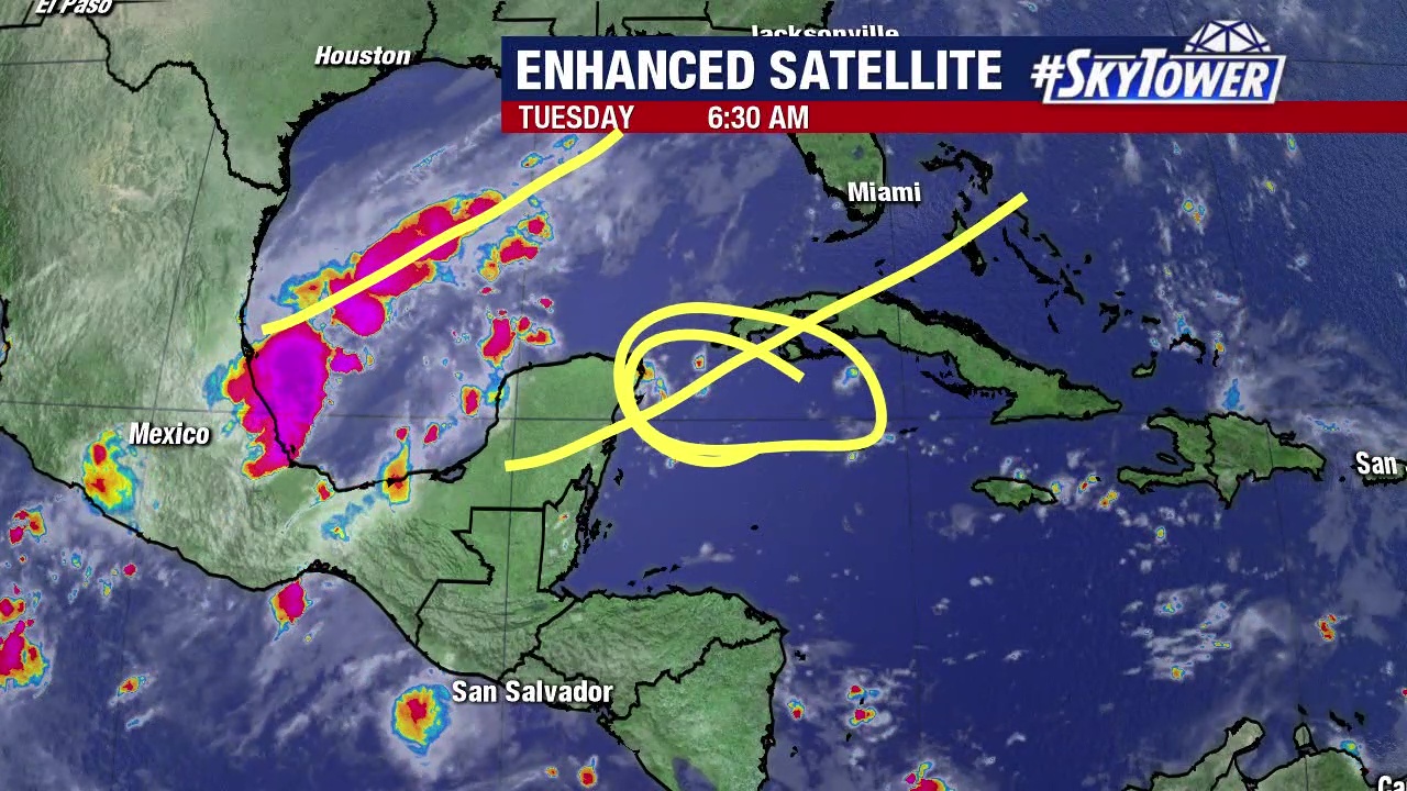 Today's tropical weather forecast