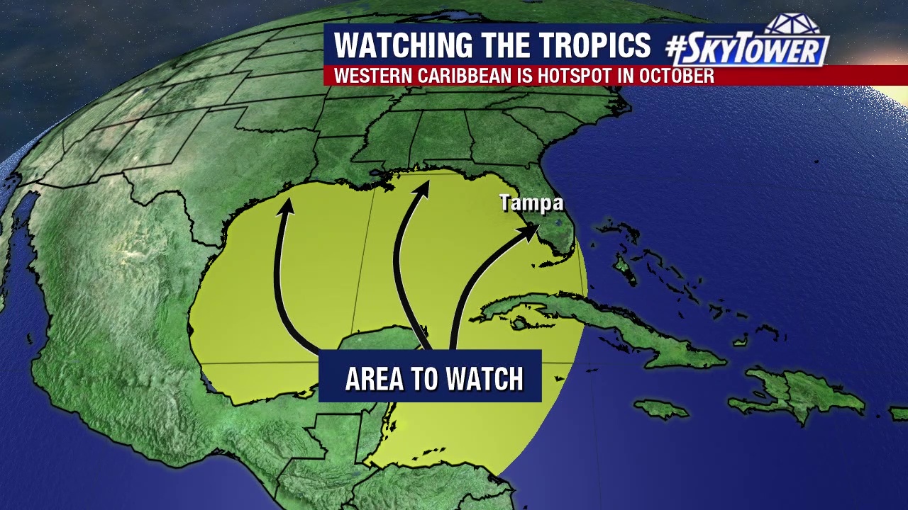 Today's tropical weather forecast