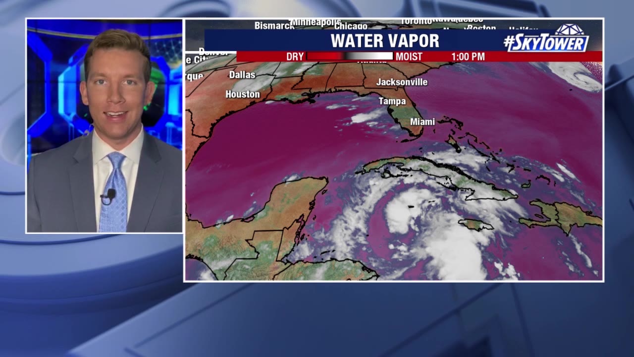 Today's tropical weather forecast