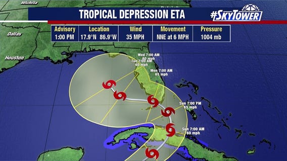 Today's tropical weather forecast