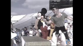 Getting ready for the 1991 Super Bowl halftime show