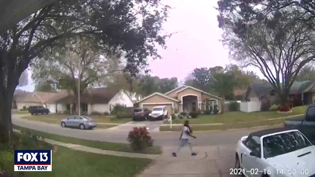 Video shows suspected car thief | FOX 13 Tampa Bay