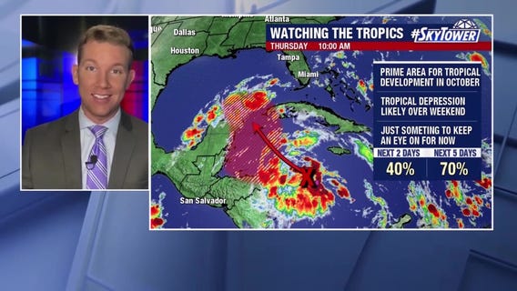 Today's tropical weather forecast