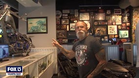 Raw: Paul Teutul Sr. gives a tour of the new OCC Roadhouse