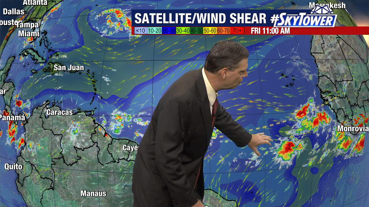 Today?s tropical weather forecast