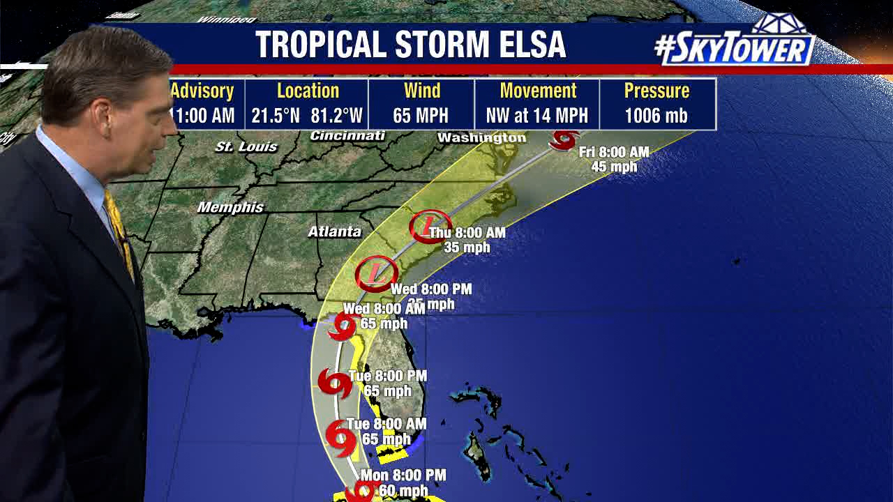 Monday afternoon Elsa update