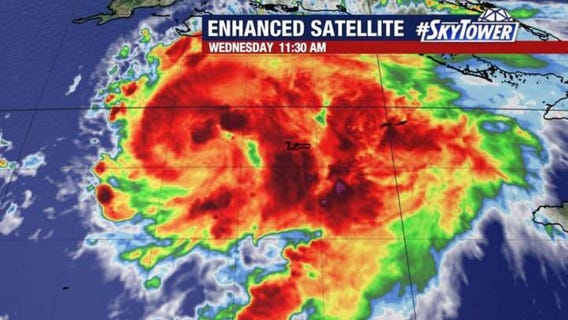 Today's tropical weather forecast