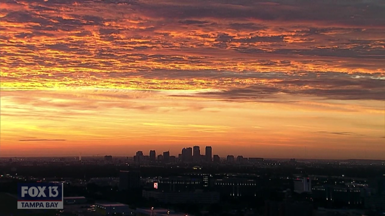 Time-lapse: Sunrise over Tampa