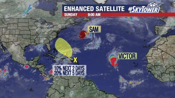 Today's tropical weather forecast