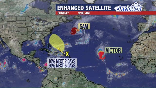 Today's tropical weather forecast